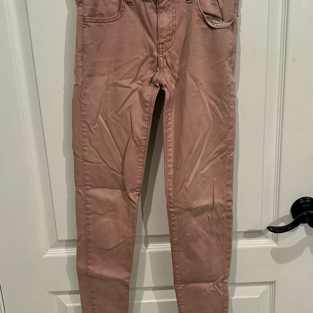 American Eagle Pink Skinny Jeans